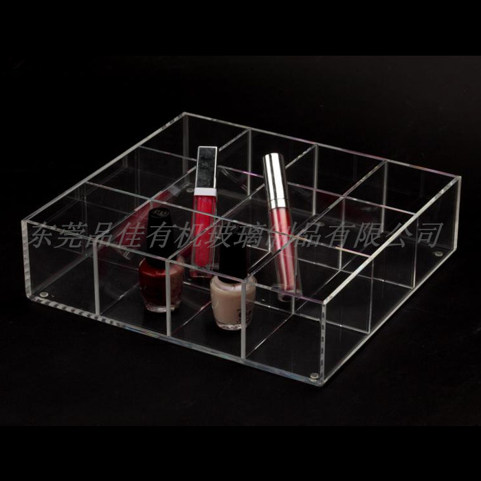 定制亞克力展示架&nbsp;透明亞克力化妝品展示架