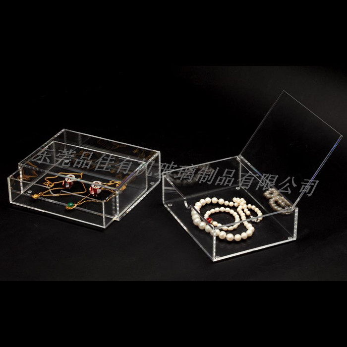 透明亞克力收納盒&nbsp;翻蓋亞克力收納盒&nbsp;定制亞克力首飾、化妝品