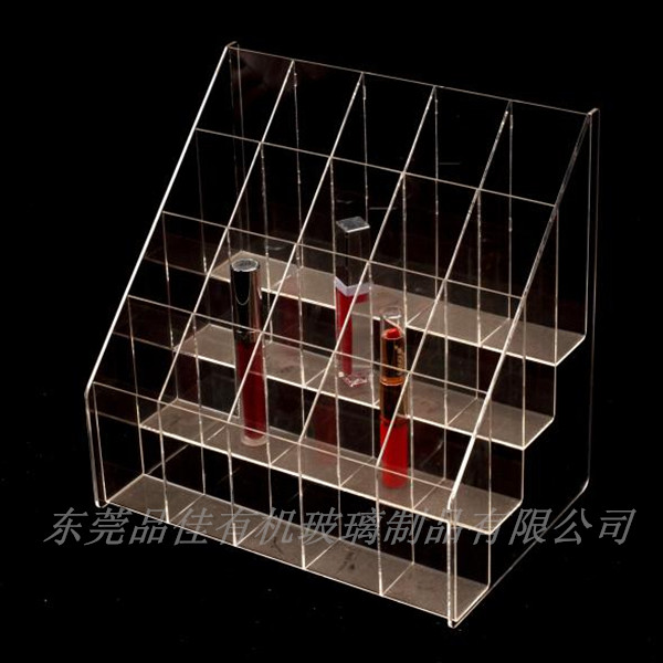 東莞有機玻璃展示架&nbsp;透明梯形亞克