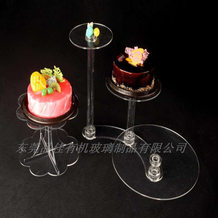 透明亞克力蛋糕展示架&nbsp;定制亞克力